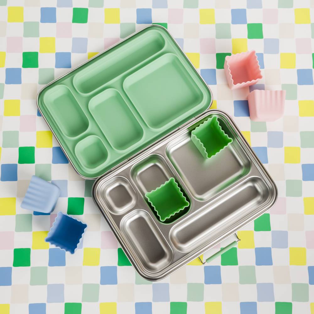 Nestling Silicone Bento Cups 2pk - Sage
