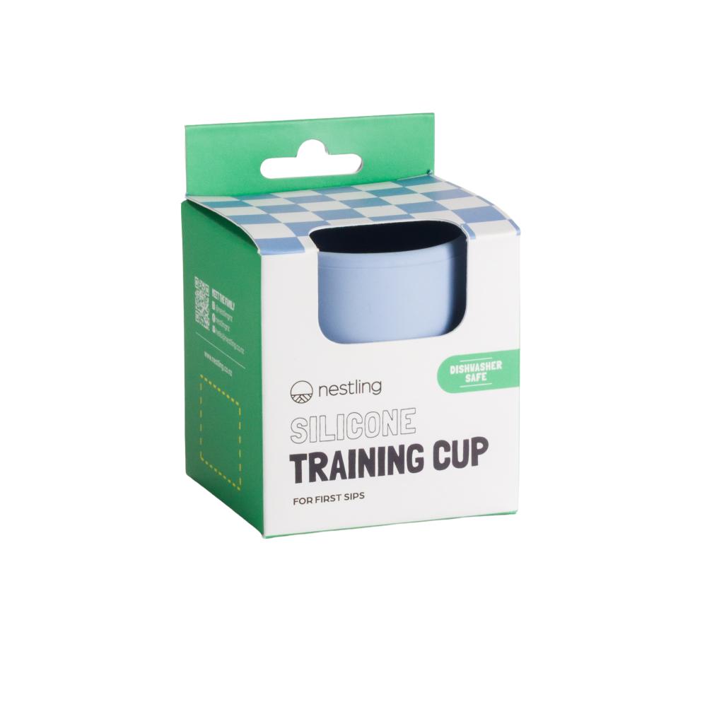 Nestling Silicone Training Cup - Dusty Blue
