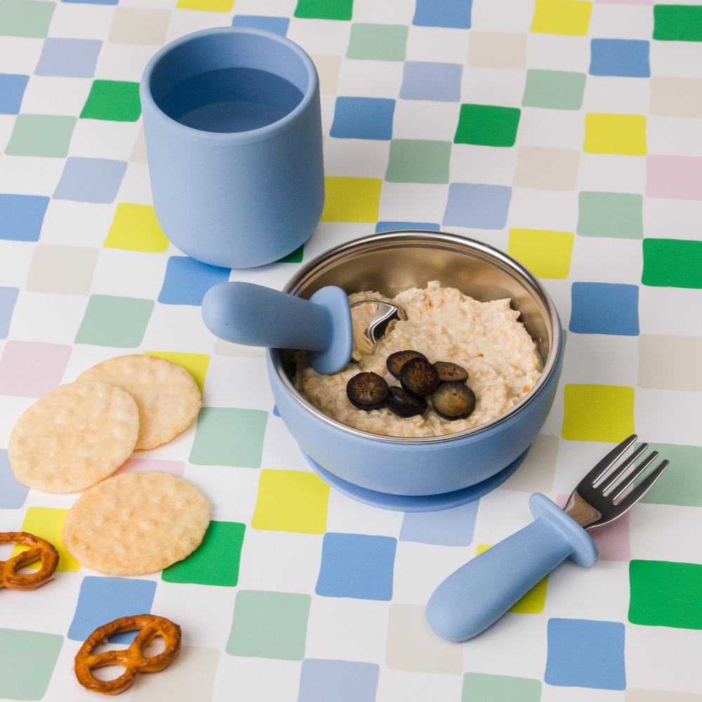 Nestling Silicone Training Cup - Dusty Blue