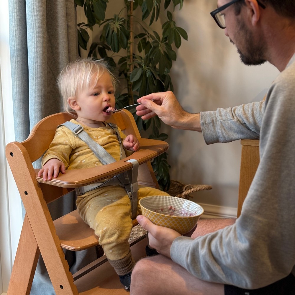 Hauck Alpha+ Wooden Highchair - Black