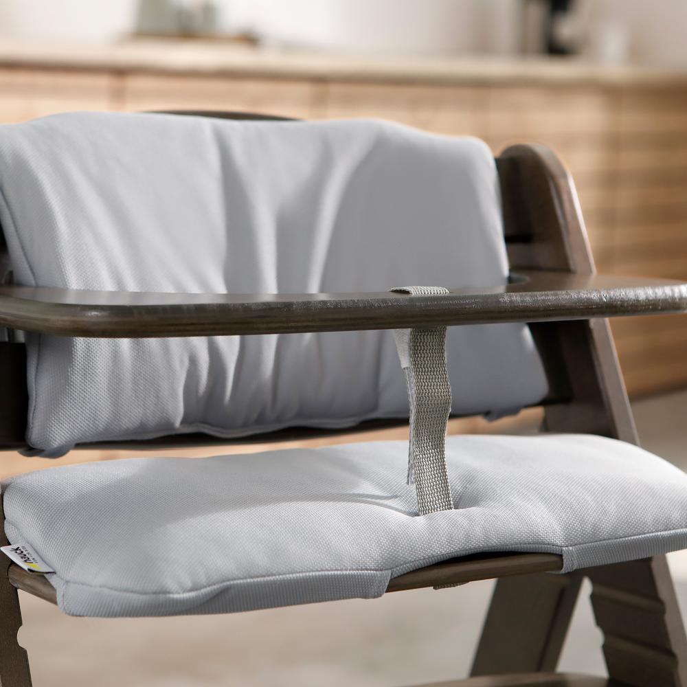 Hauck Highchair Pad Deluxe - Stretch Grey