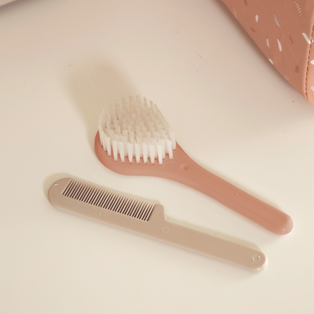 LUMA Brush & Comb Set - Blush Pink