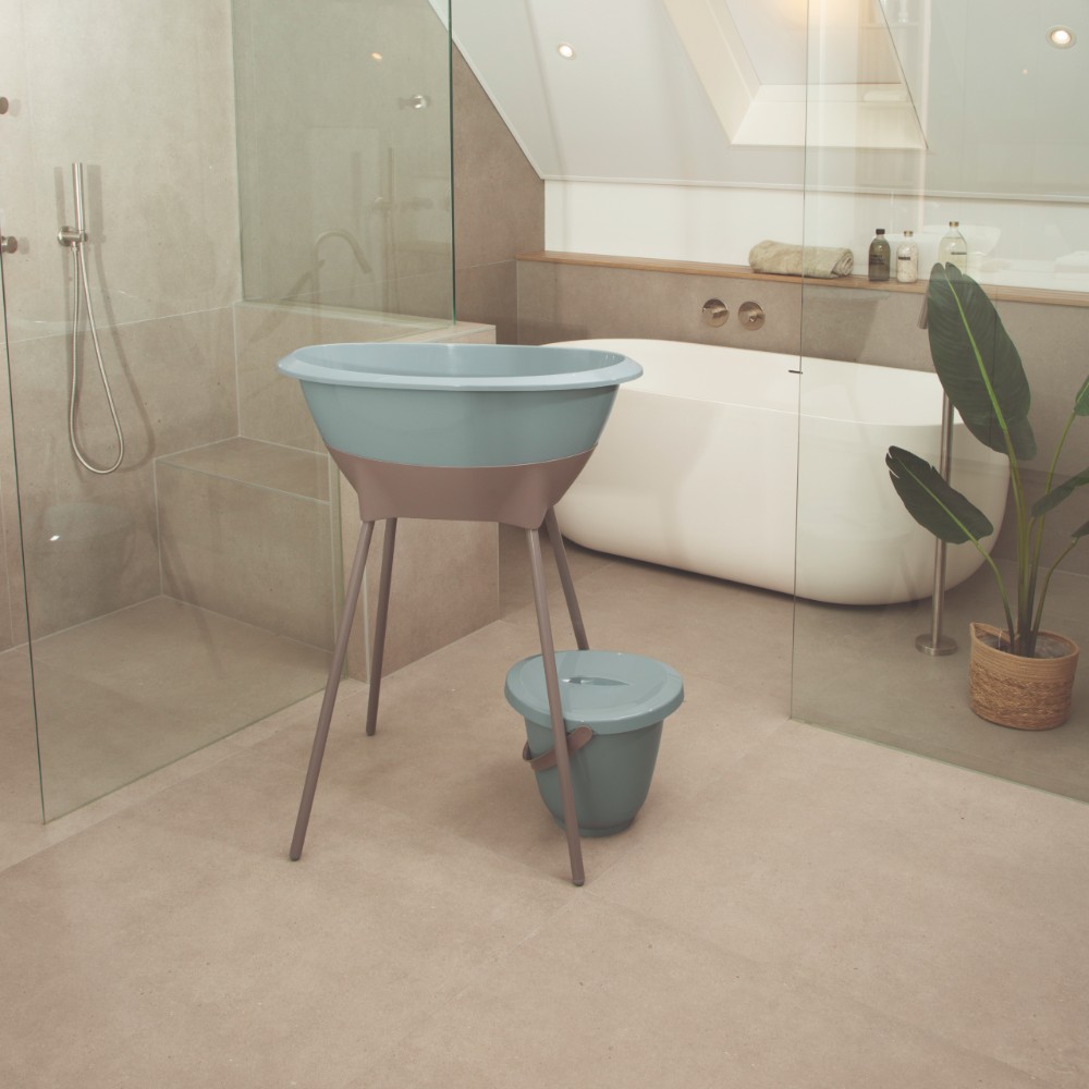 LUMA Baby Bath STAND - Chalk Brown