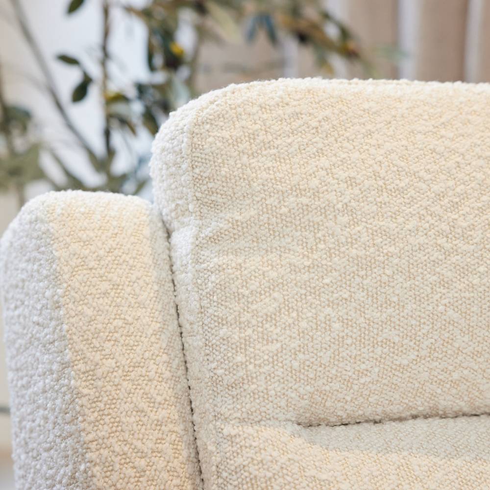 iL TuTTo Henry Electric Recliner Chair - Vanilla Boucle