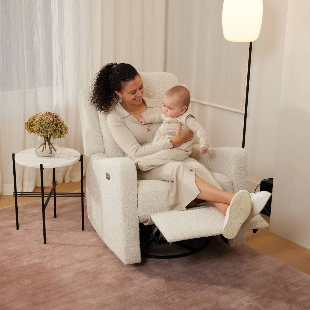 iL TuTTo Henry Electric Recliner Chair - Vanilla Boucle