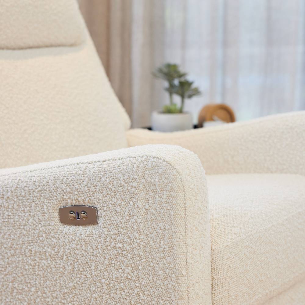 iL TuTTo Henry Electric Recliner Chair - Vanilla Boucle