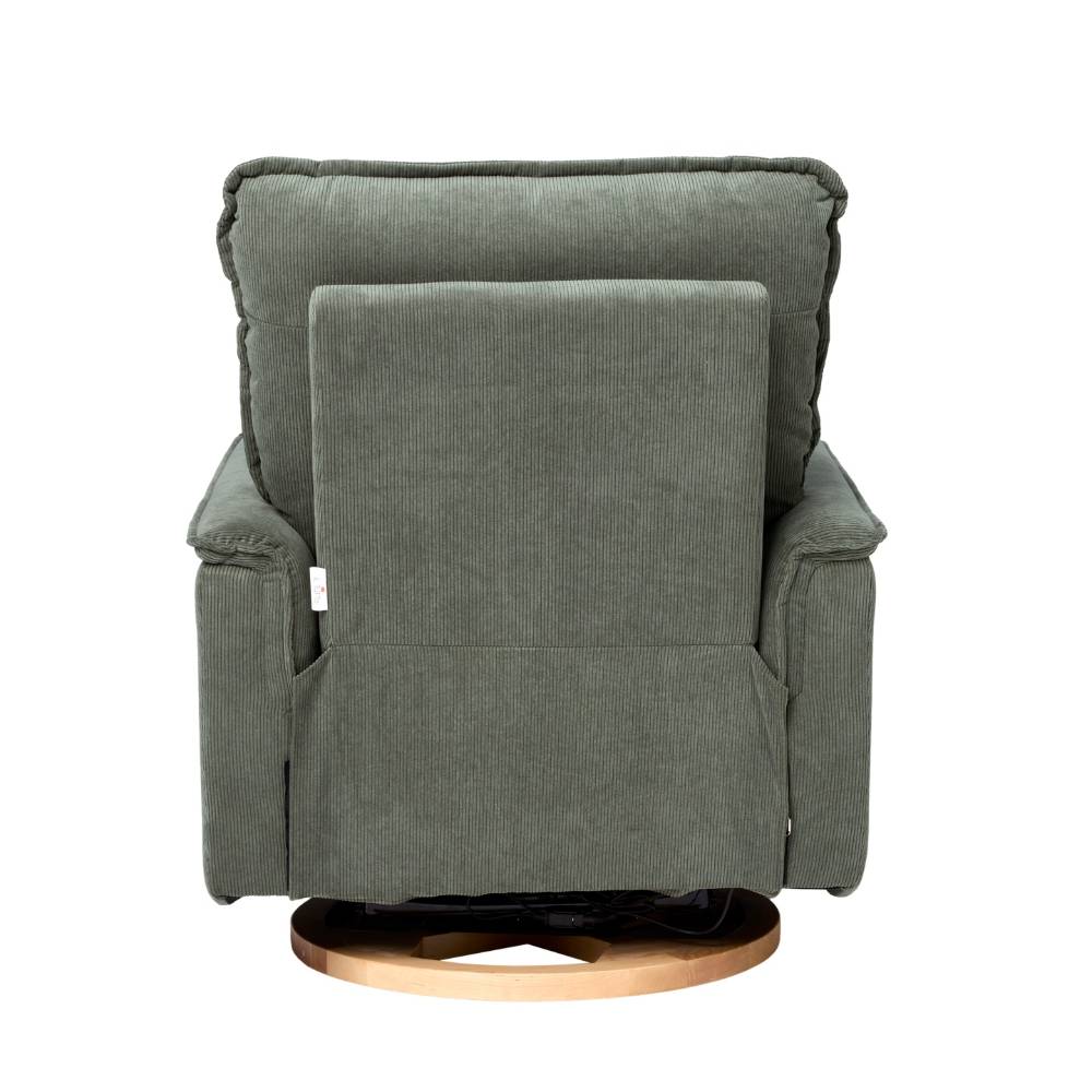 iL TuTTo Louie Electric Recliner Chair - Olive Corduroy
