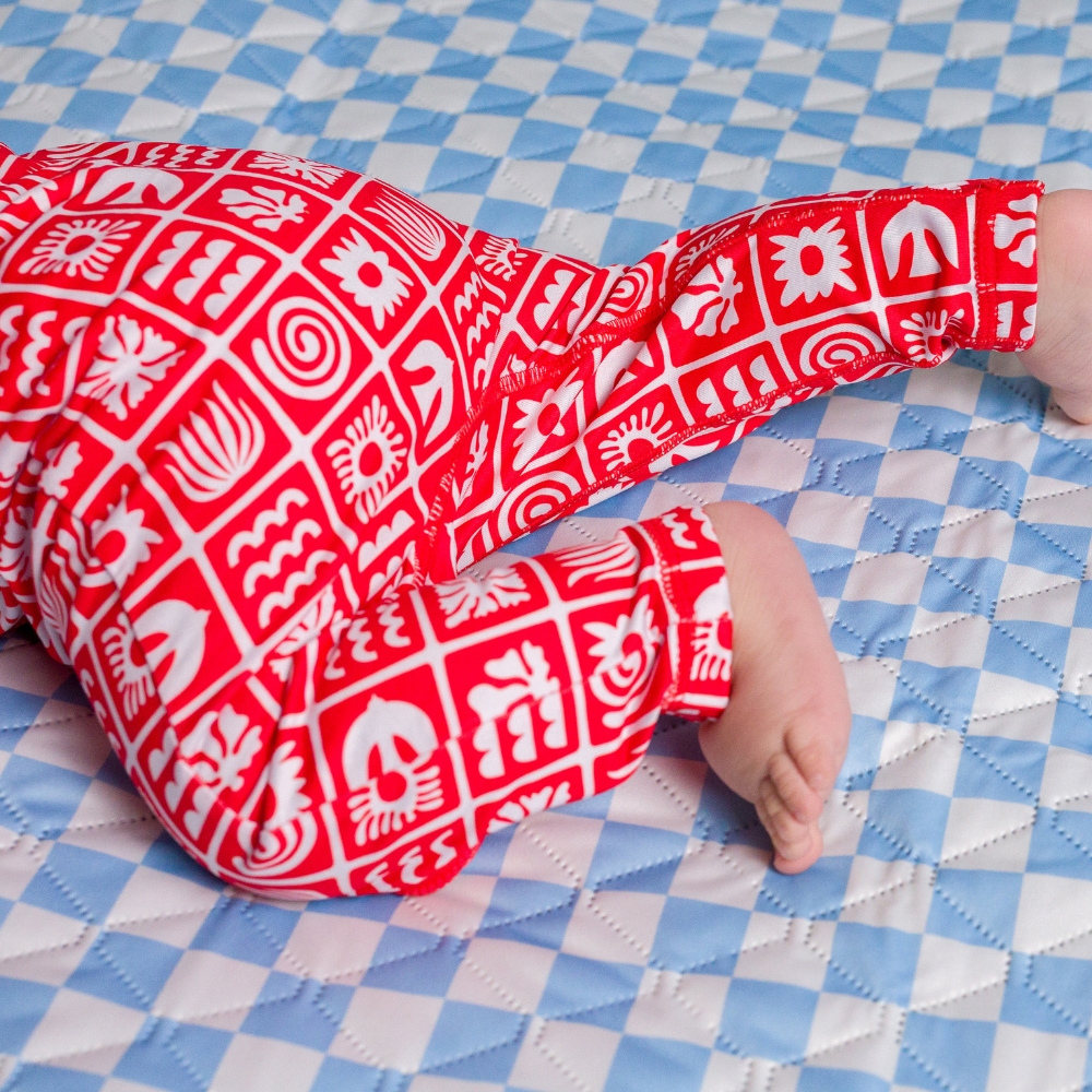 Nestling AquaLuxe Full Swimsuit - Red Retro Surf