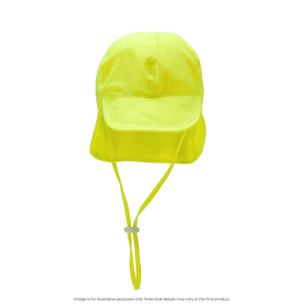 Nestling Neon Swim Legionnaire Hat - Neon Yellow