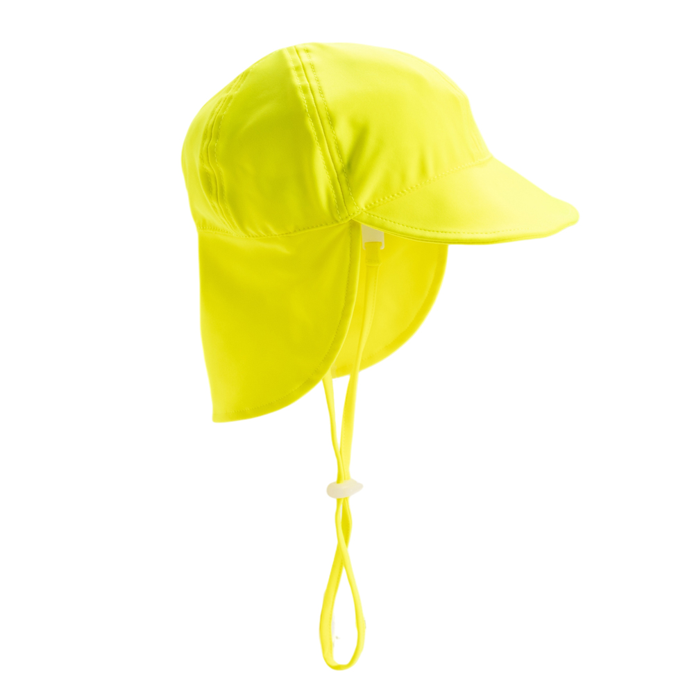 Nestling Neon Swim Legionnaire Hat - Neon Yellow