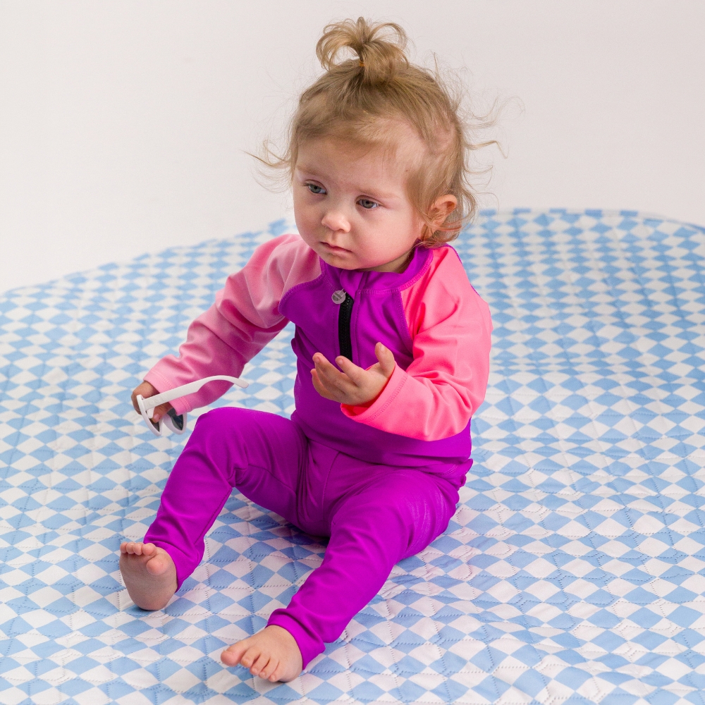 Nestling Neon Swim Leggings - Neon Purple