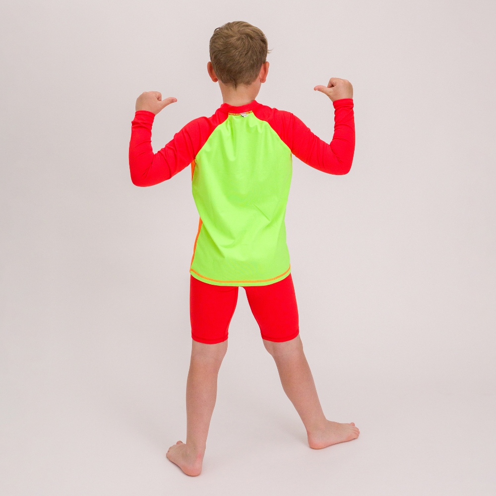 Nestling AquaLuxe Swim Shorts - Neon Red