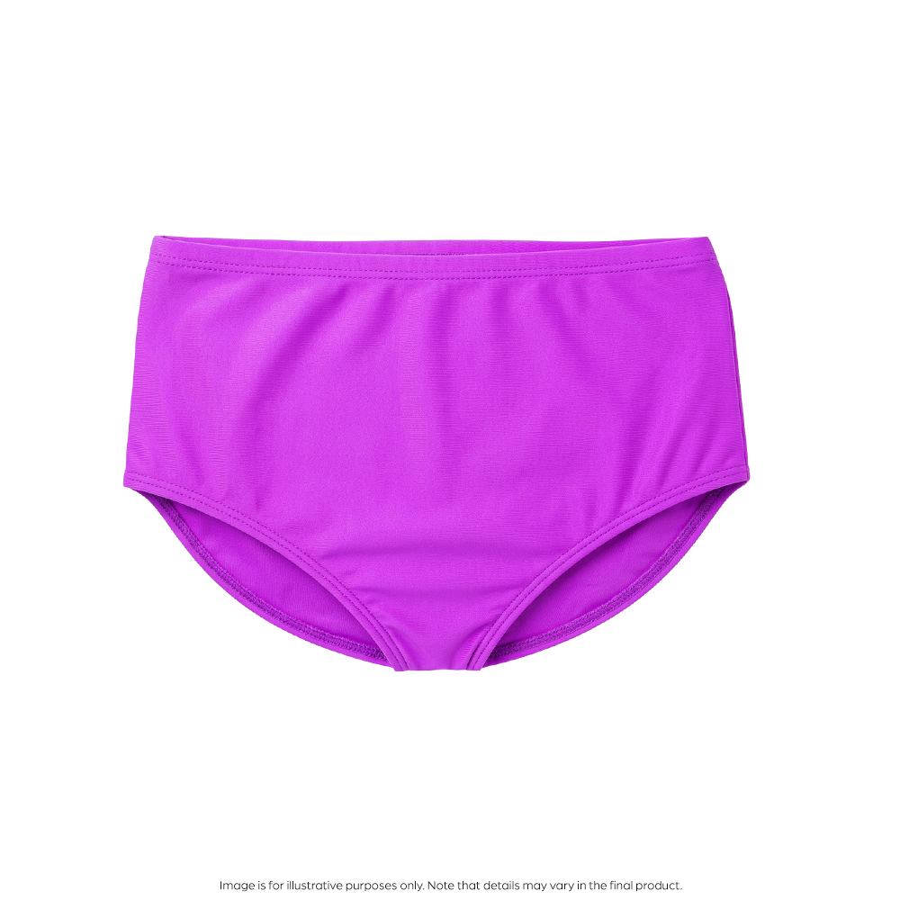 Nestling Neon Swim Bikini Bottoms - Neon Purple