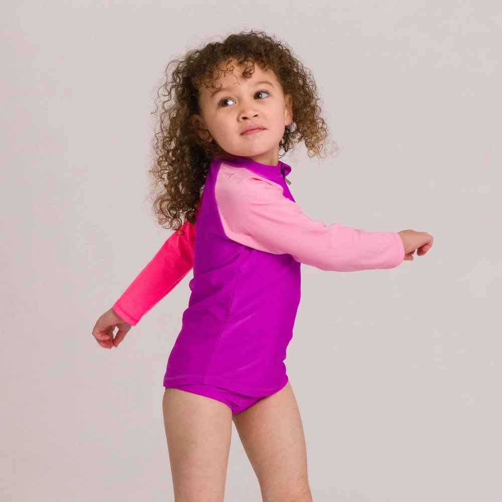 Nestling Neon Swim Bikini Bottoms - Neon Purple