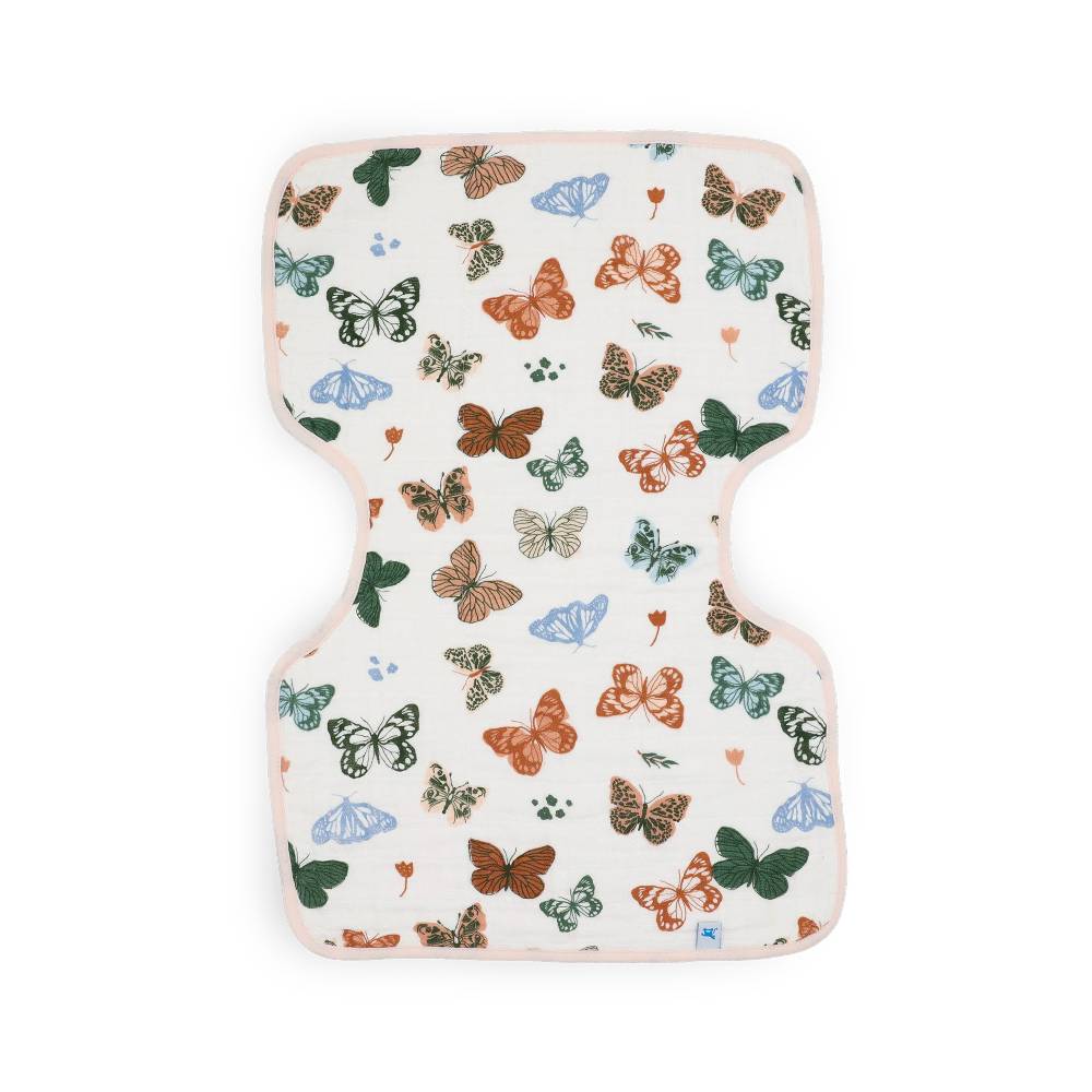 Muslin Burp Cloth - Butterflies