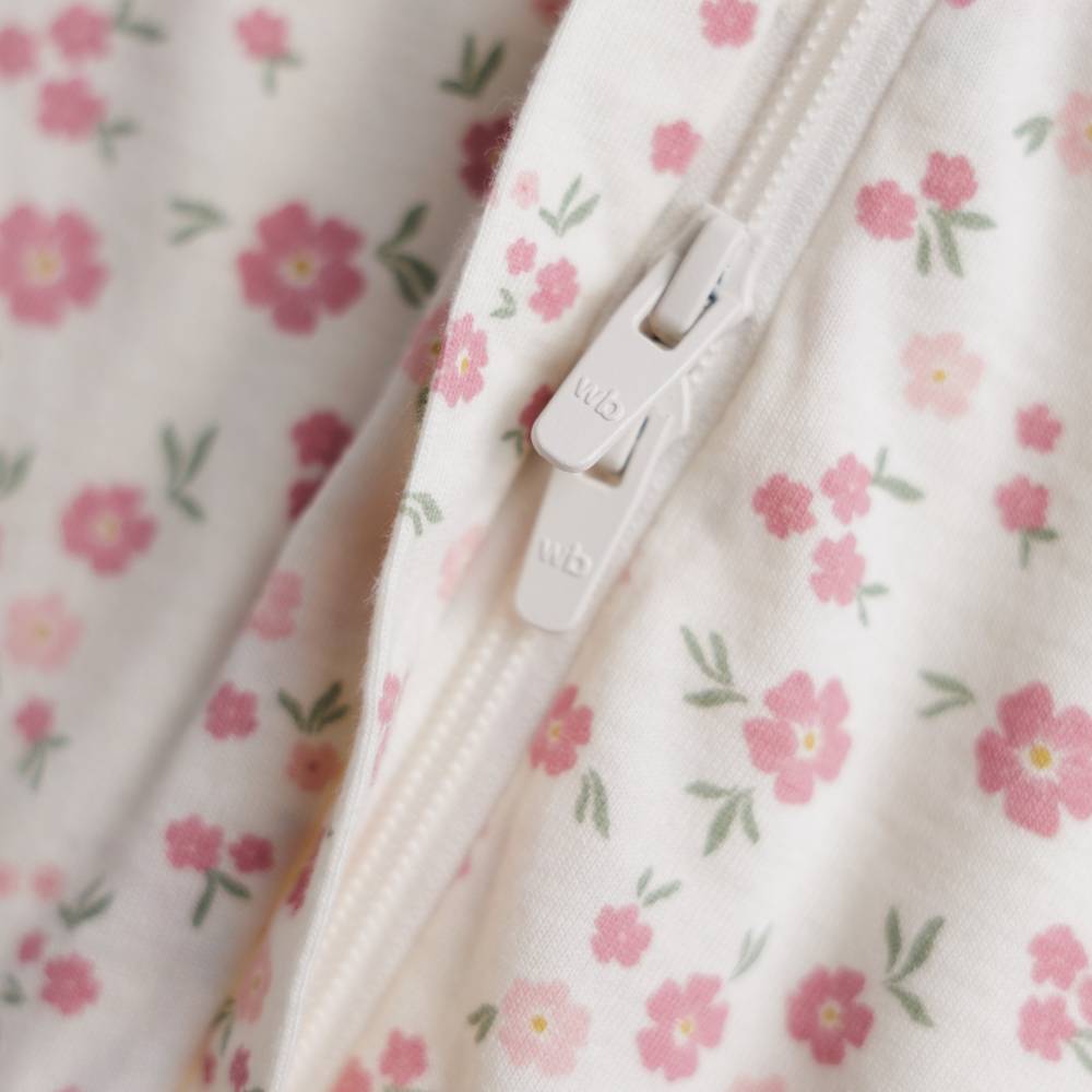 Woolbabe Summer Merino/Organic Cotton Sleeping Bag - Vintage Bloom