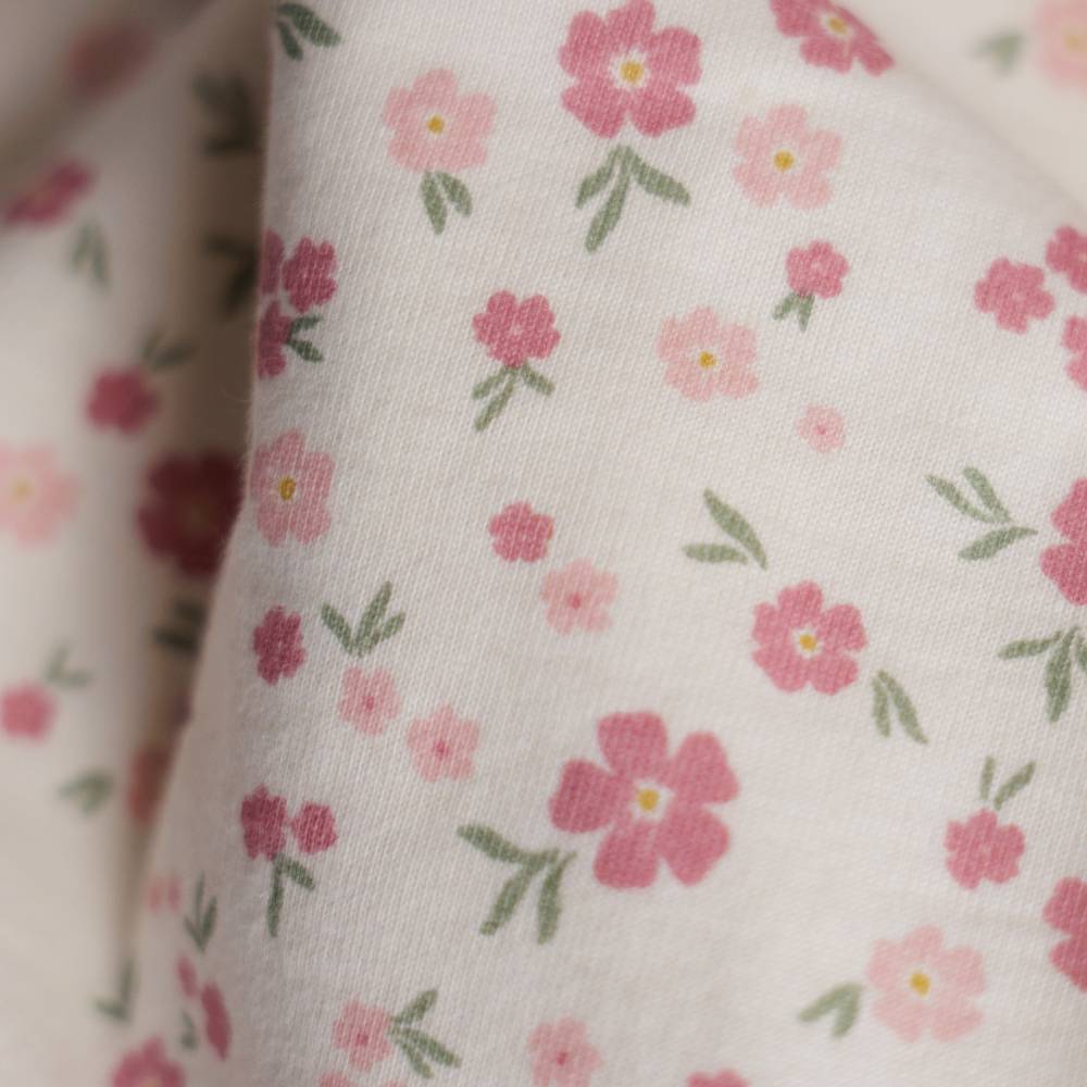 Woolbabe Merino/Organic Cotton Winter Pyjamas - Vintage Bloom