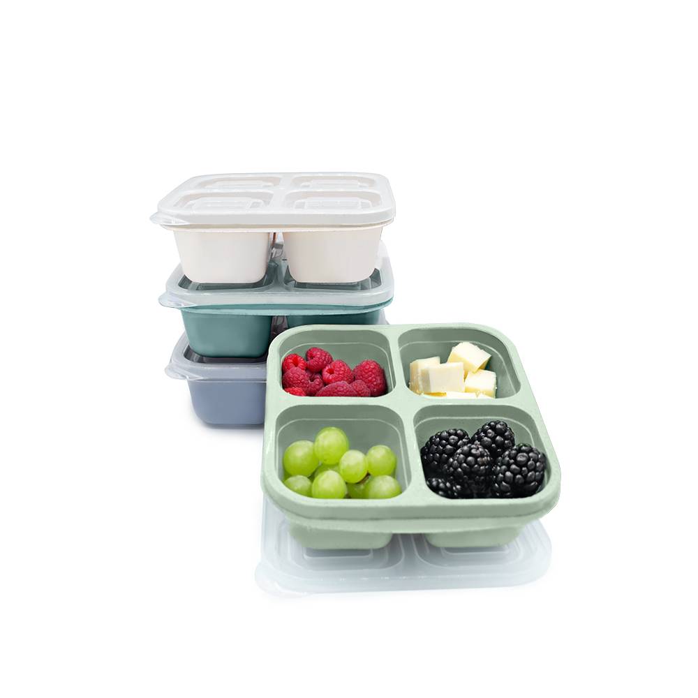 Melii Meal Prep Containers 4pk - Cactus/Fern/Ivory/Slate