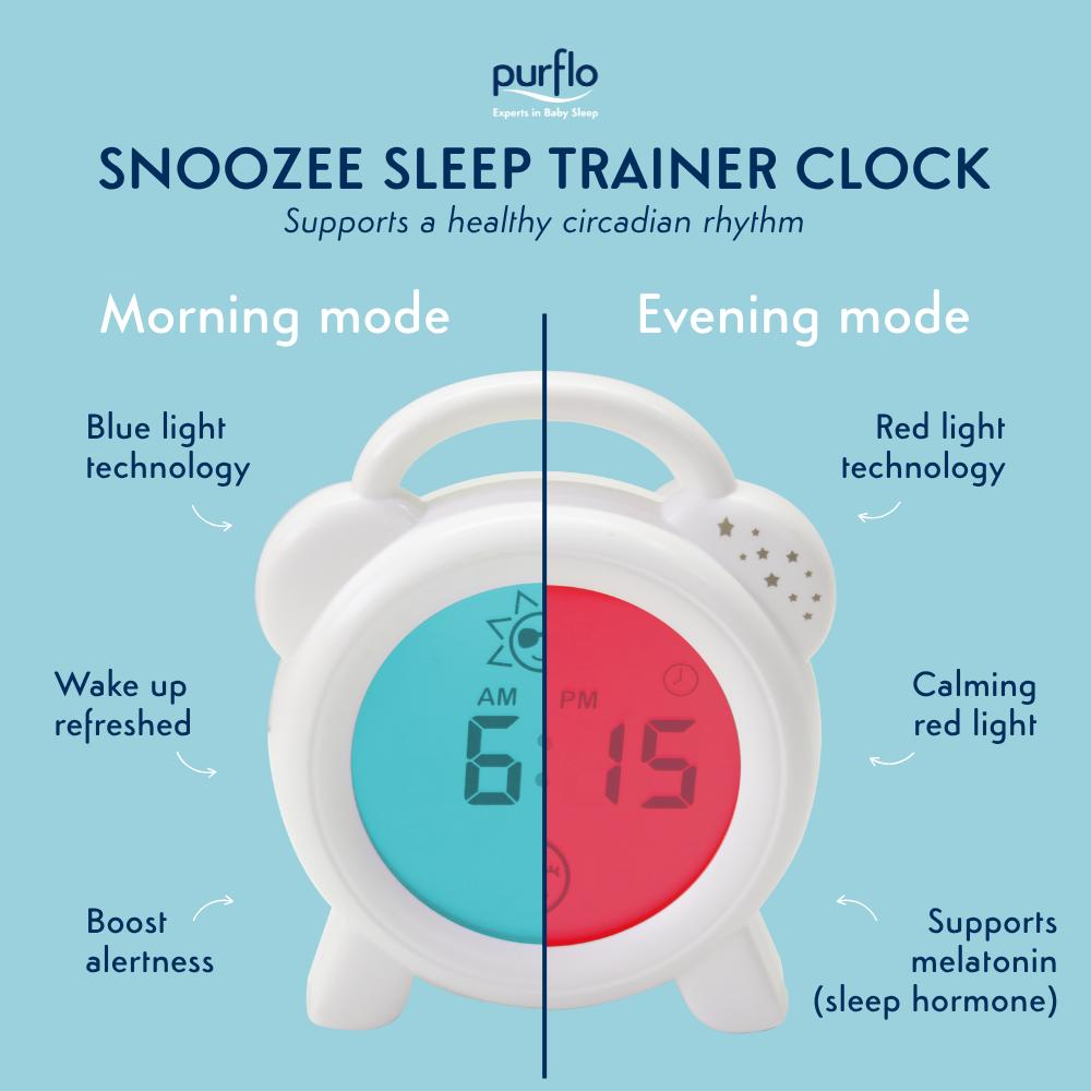 Purflo Sleep Trainer & Clock - White