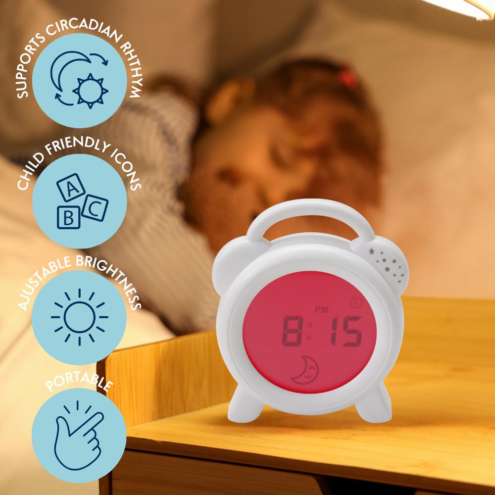 Purflo Sleep Trainer & Clock - White