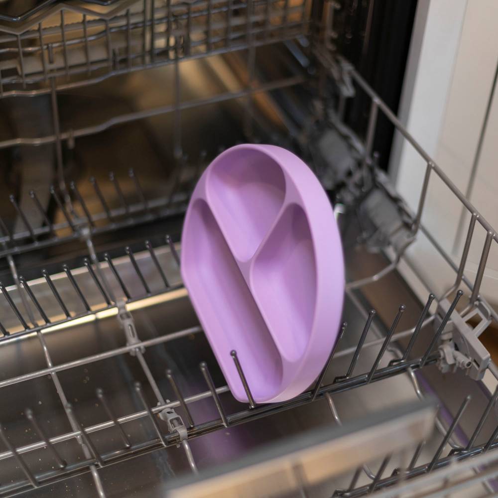 Silicone Grip Dish - Lavender