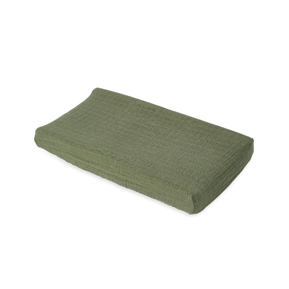 Muslin Changing Pad Cover / Bassinet Sheet - Fern