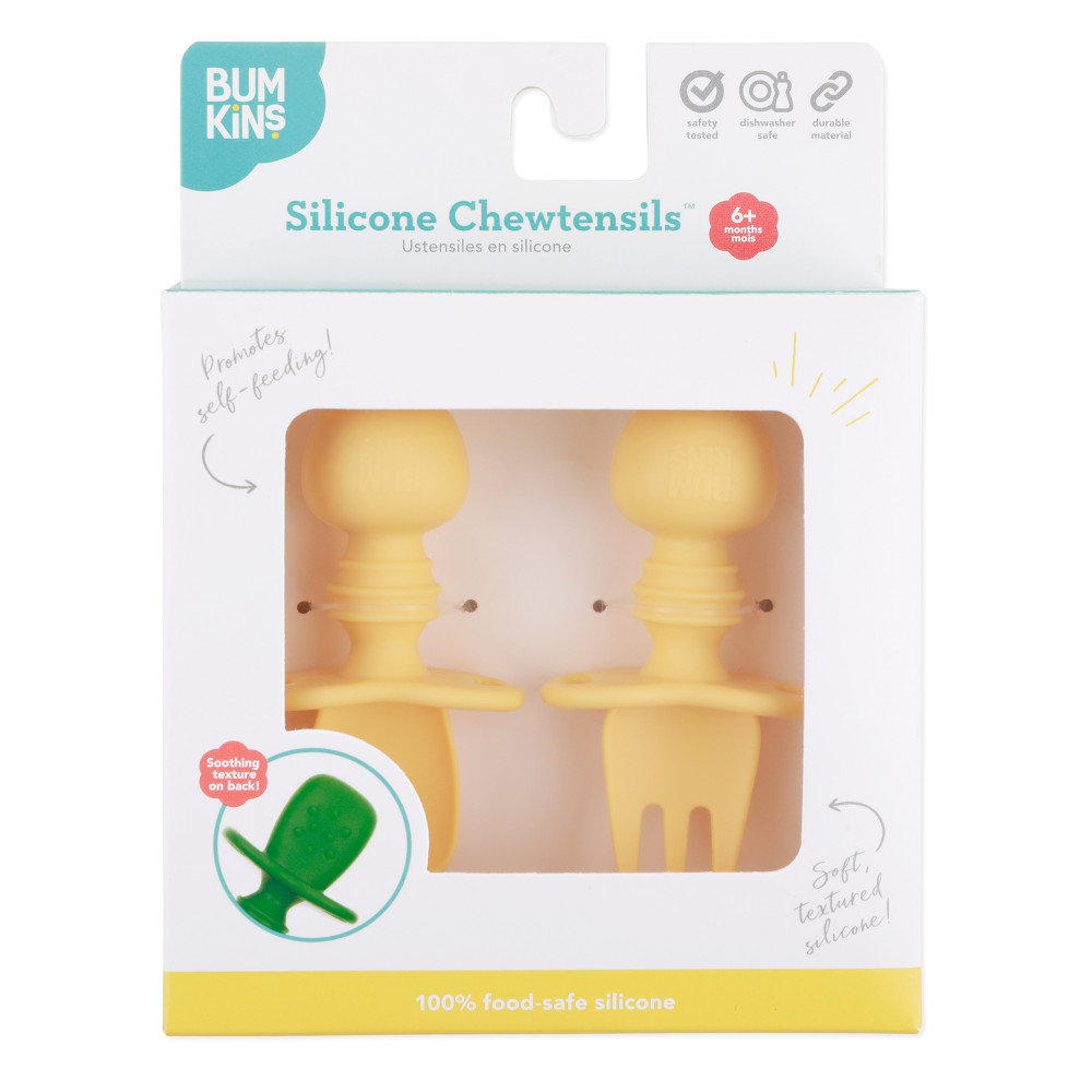 Bumkins Silicone Chewtensils - Pineapple