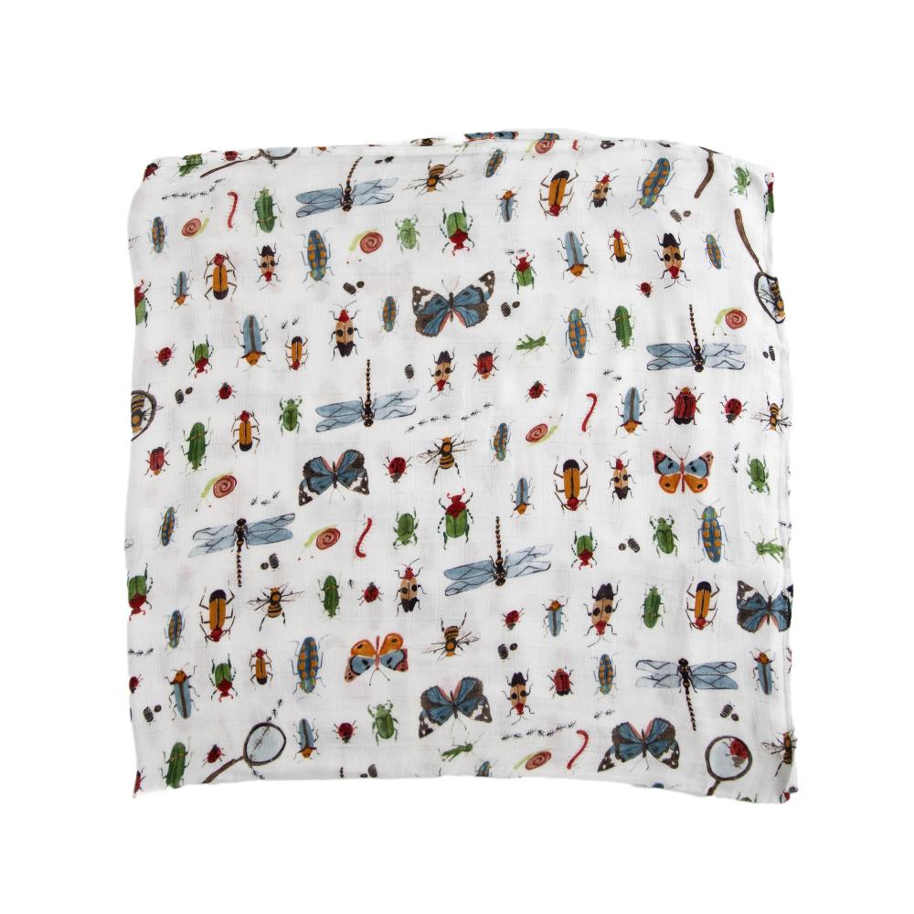 Deluxe Muslin Swaddle - Bugs