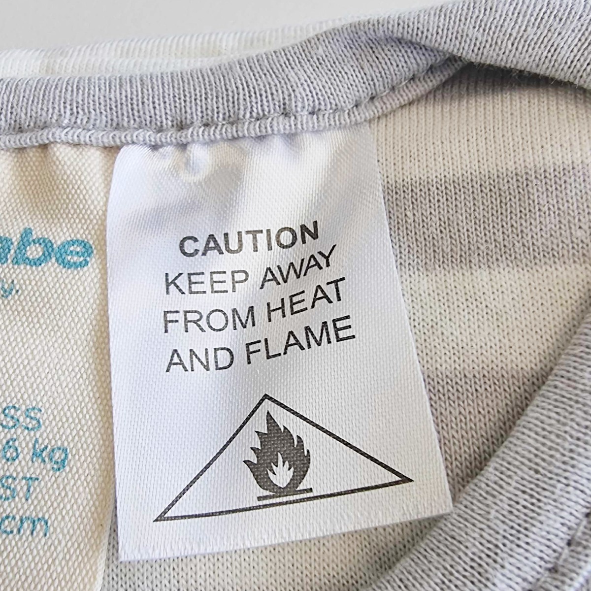 Woolbabe Duvet Side Zip Merino/Organic Cotton Sleeping Bag - Pebble