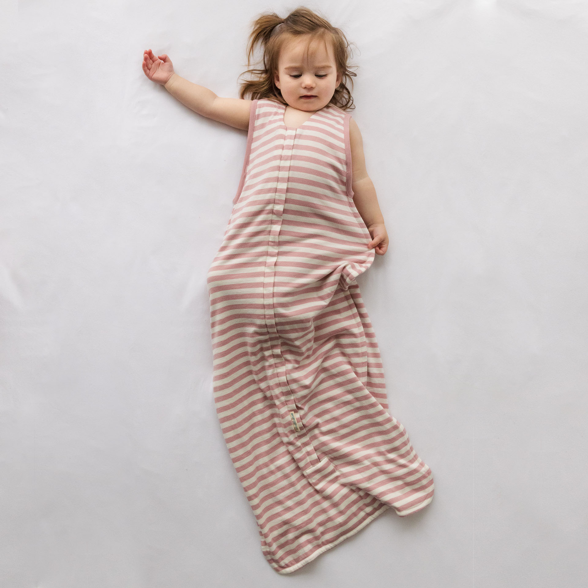 Woolbabe 3 Seasons Front Zip Merino/Organic Cotton Sleeping Bag  - Dusk