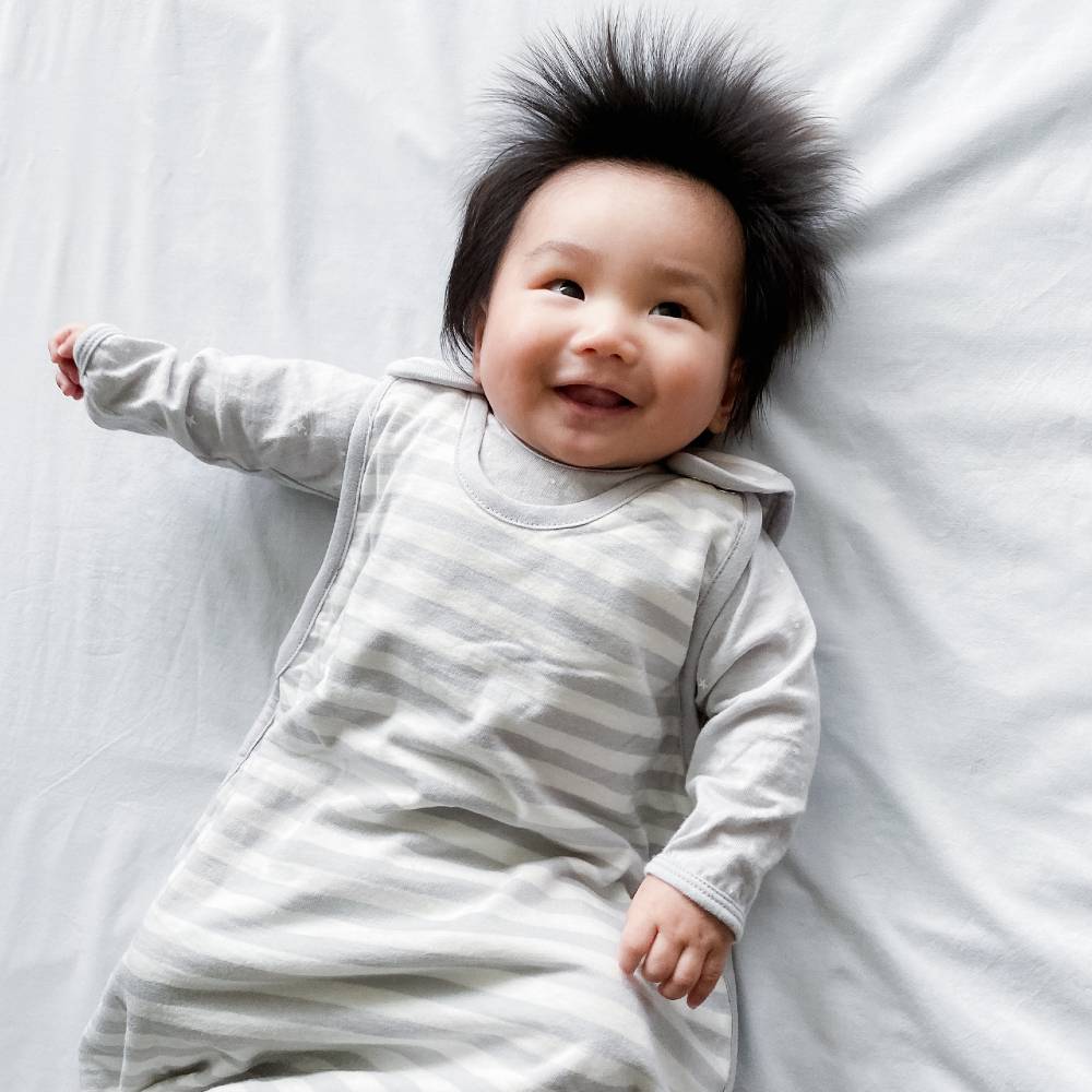 Woolbabe 3 Seasons Side Zip Sleeping Bag - Pebble