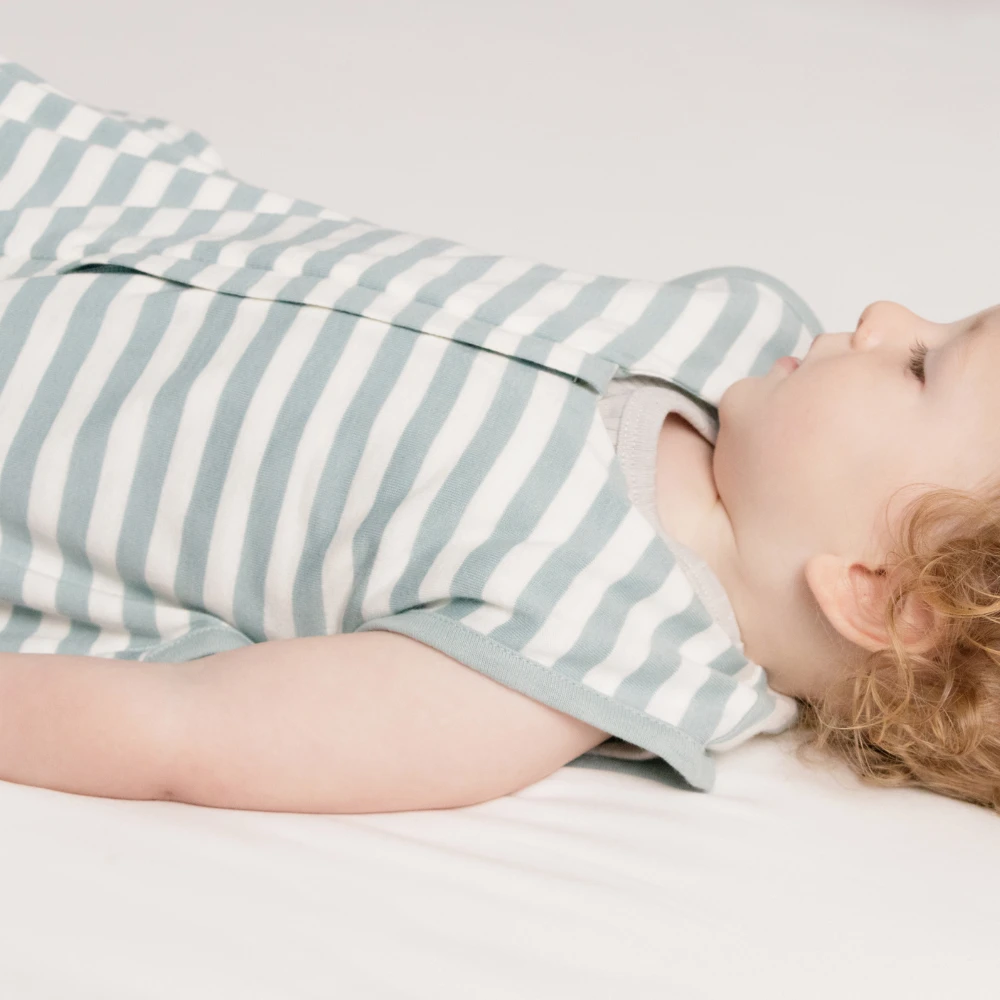 Woolbabe 3 Seasons Front Zip Merino/Organic Cotton Sleeping Bag - Tide