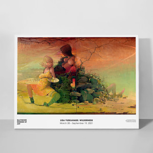 Lisa Yuskavage Wilderness Exhibition Poster Lisa Yuskavage Wilderness Exhibition Poster