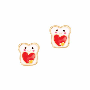 You're Totally My Jam Enamel Studs
