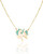 Blue Pony Enamel Necklace