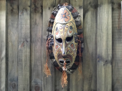 Papua New Guinea Wooden Tribal Mask