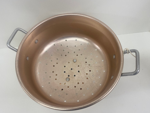 Vintage Anodised Aluminium Colander