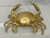 Metallic Gold Metal Crab