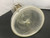 Vintage Clear Glass Oil Kerosene Lamp - Handblown Base