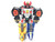 Large Megazord Power Rangers Plastic Figure