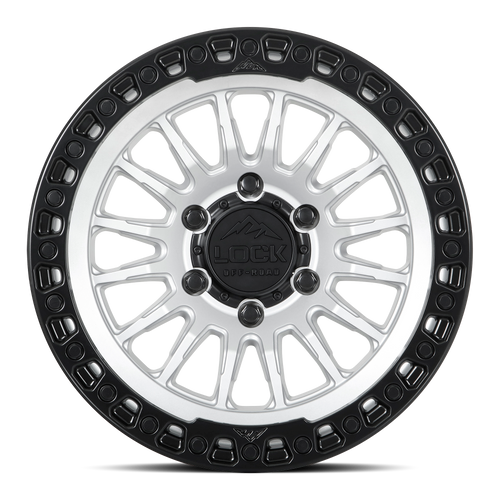 GRIT - MATTE SILVER W MATTE BLACK RING GRIT-7963MSMBR