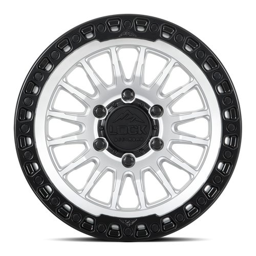 GRIT - MATTE SILVER W MATTE BLACK RING GRIT-7963MSMBR12N