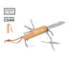 Brica Multifunktionstaschenmesser 9-in-1 – Edelstahl & Kork