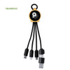 Lawrence Ladegerätkabel mit LED – Micro USB, Typ C, Lightning  