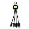 Lawrence Ladegerätkabel mit LED – Micro USB, Typ C, Lightning  