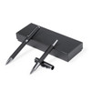 Elegantes Okonel Kugelschreiber & Roller Set – Mattschwarz  