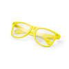 Neon-Brille mit Transparenten Gläsern – Trendiges Accessoire   
