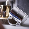 Renkur Tasse 350 ml: Eleganter Keramikbecher in Gold & Silber