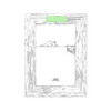 Eleganter Liban Bilderrahmen 10x15 cm aus Naturmaterialien