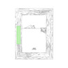 Eleganter Liban Bilderrahmen 10x15 cm aus Naturmaterialien